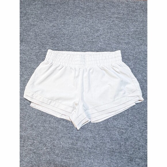 RBX Pants - RBX Running Shorts Womens Size L Beige Lightweight Stretch Elastic Waist